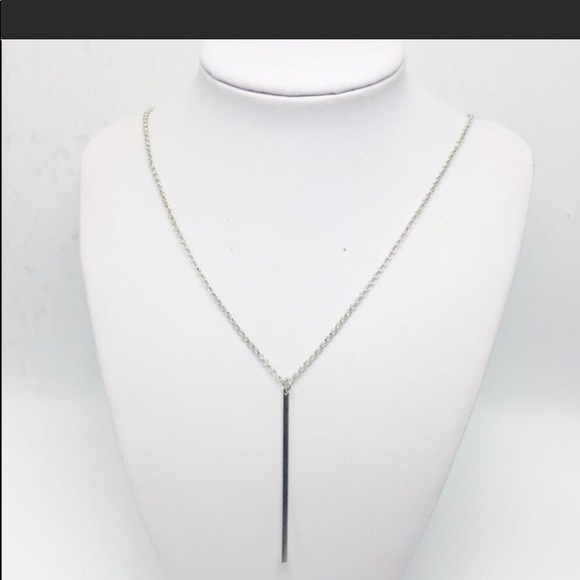 Delicate layer Silver Necklace Swarovski Crystal - Picture 4 of 4
